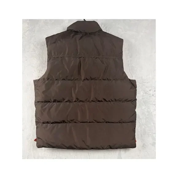 J. Crew Men’s Expedition Premium Down Puffer Vest - Brown - Size Large - Picture 4 of 6